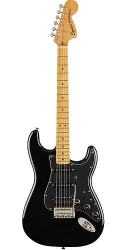 Fender Squier Classic Vibe 70s Stratocaster HSS MN Black Электрогитара.